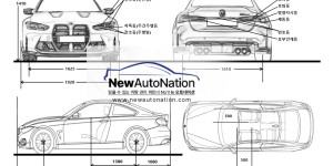 BMW M4 CSL 외관사면도