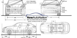 포르쉐 카이엔 쿠페 외관사면도